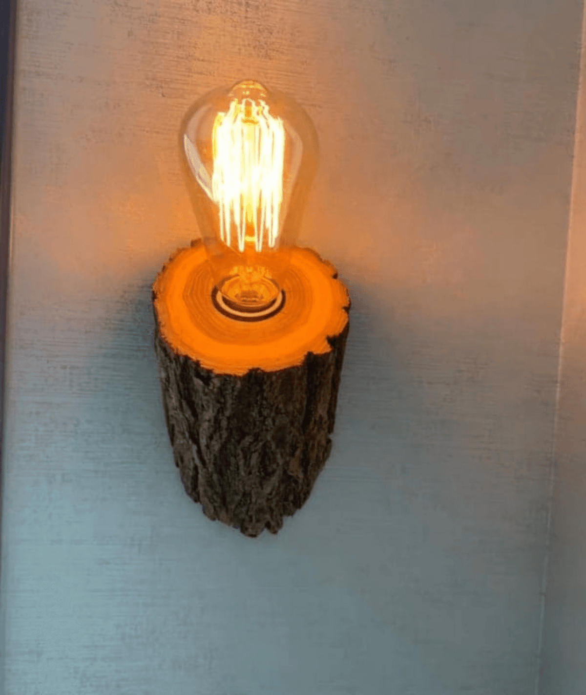 Natural Wood Authentic Decor Vintage Wall Sconce Japanese Style Rural Wood Lamp - Lamp & Glow