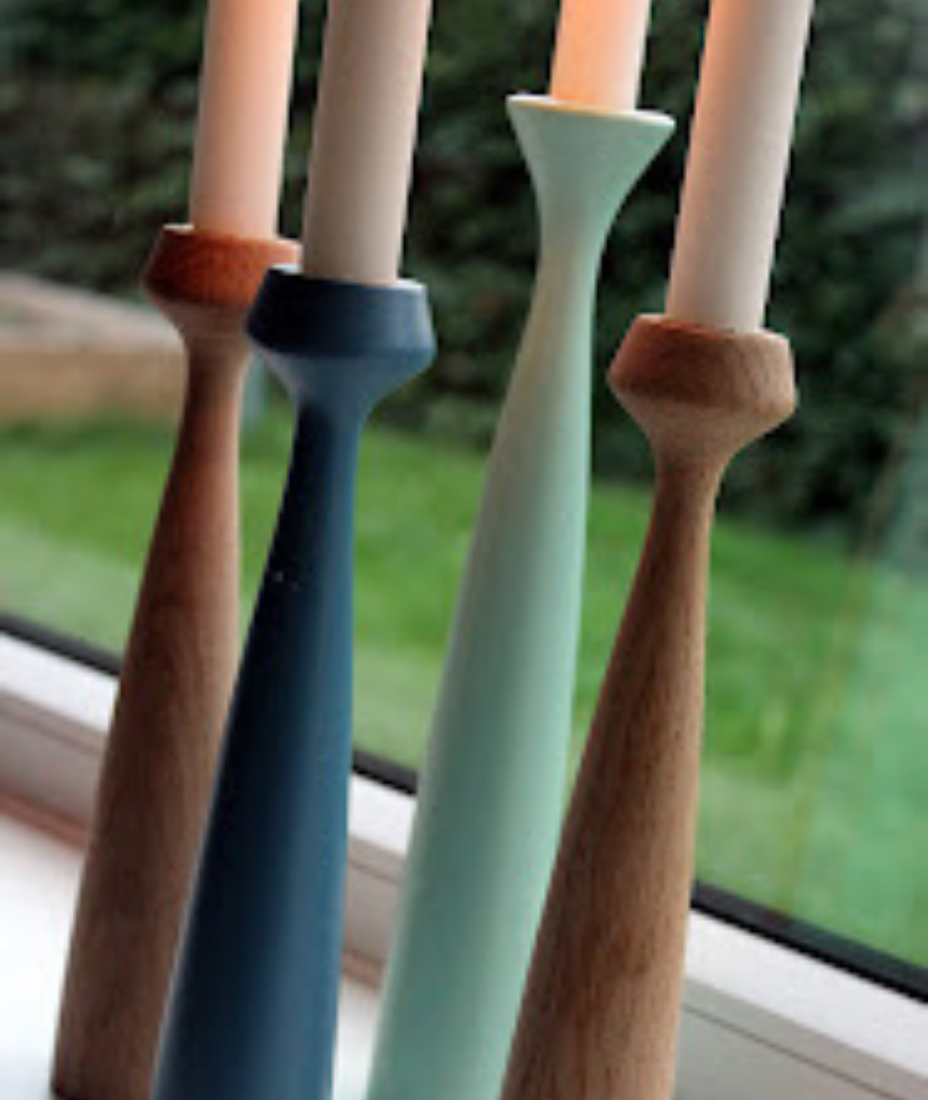 DIY Oak Wooden Candlestick Holder - Lamp & Glow