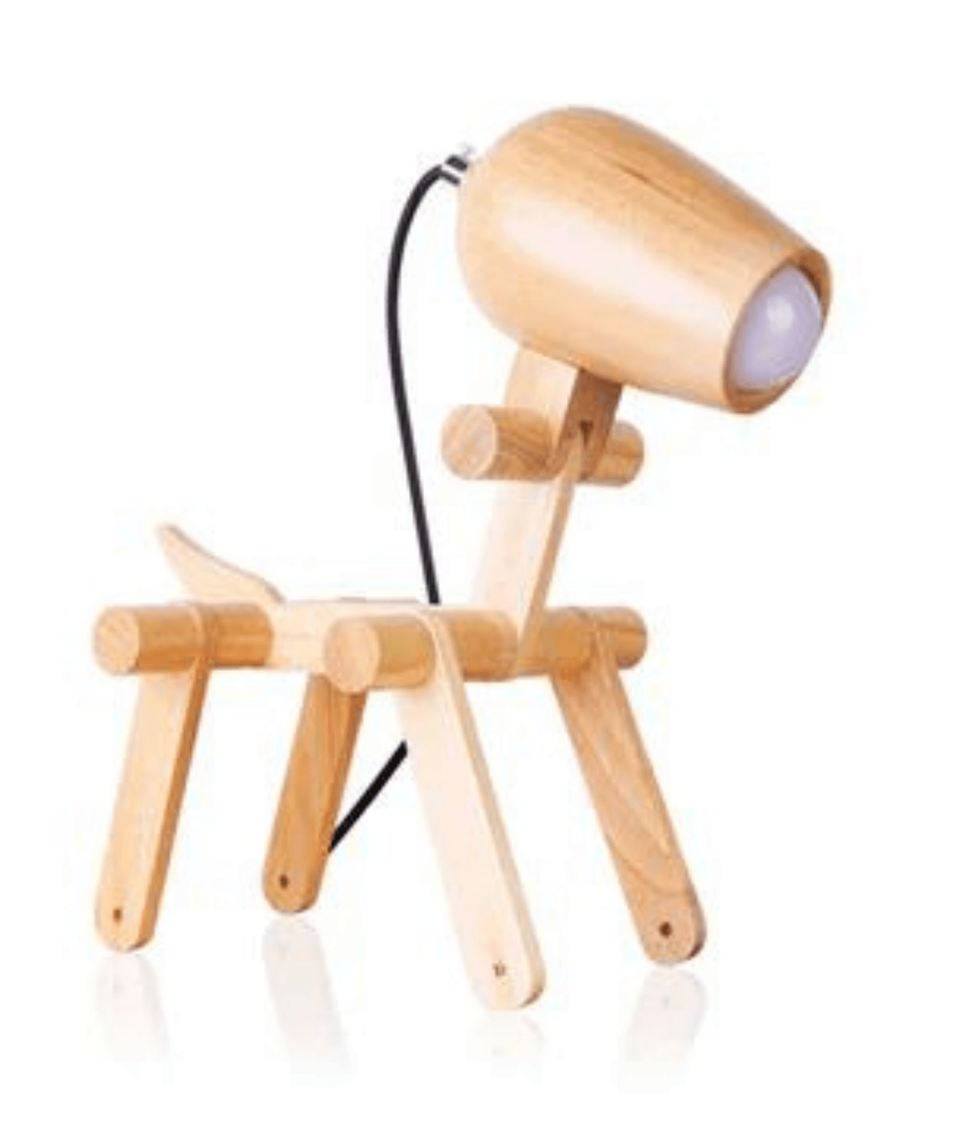 Personalized solid wood table lamp - Lamp & Glow