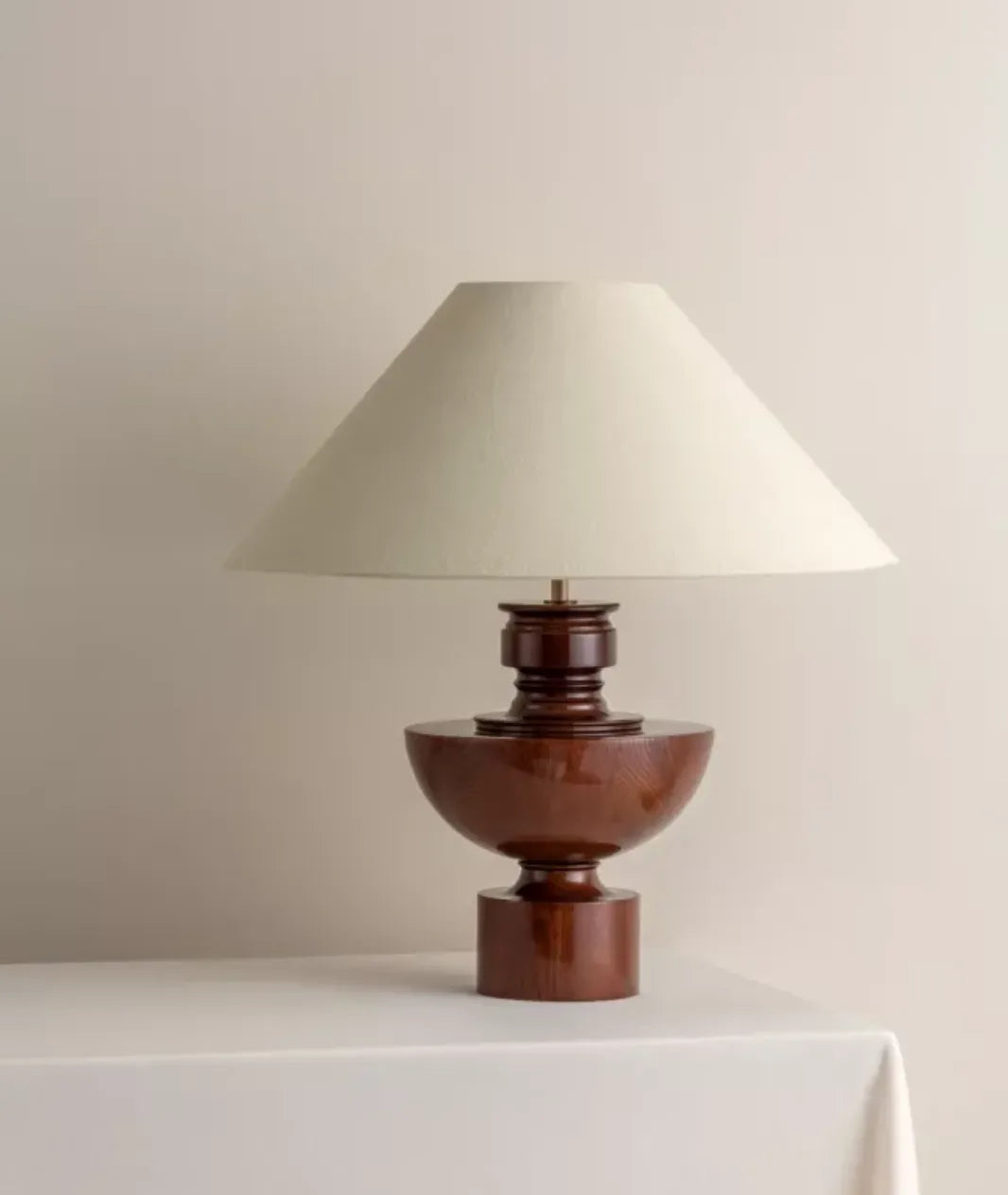 Red Rock Wooden Table Lamp - Lamp & Glow