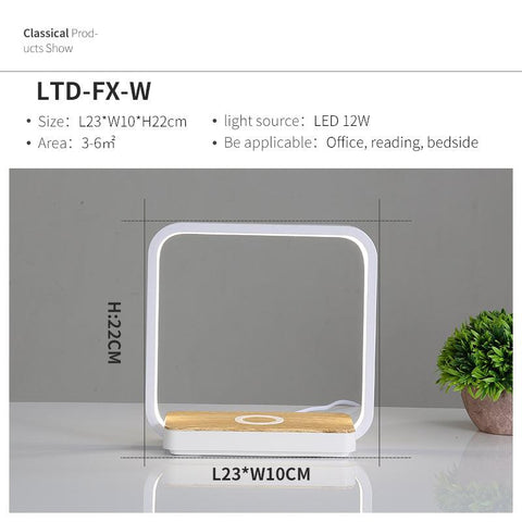 Mobile phone wireless charging induction lamp - Lamp & Glow