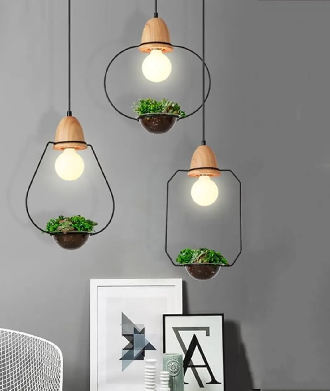 LED Hanging Plant Pendent Light - Lamp & Glow