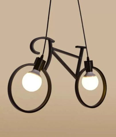 Hanging Bicycle Style Lamp - Lamp & Glow