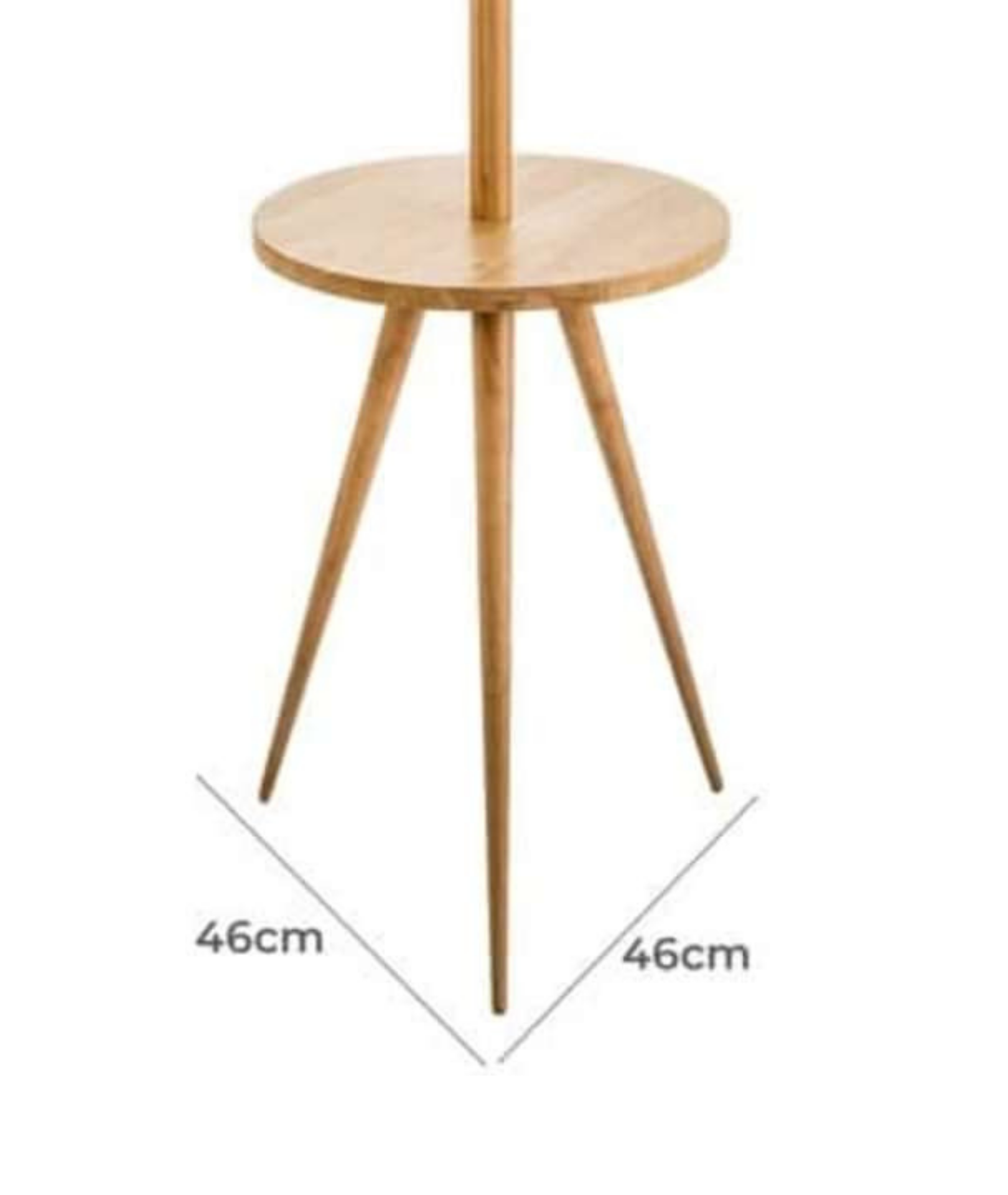 Modern Wooden Tripod Standing Lamp - Lamp & Glow