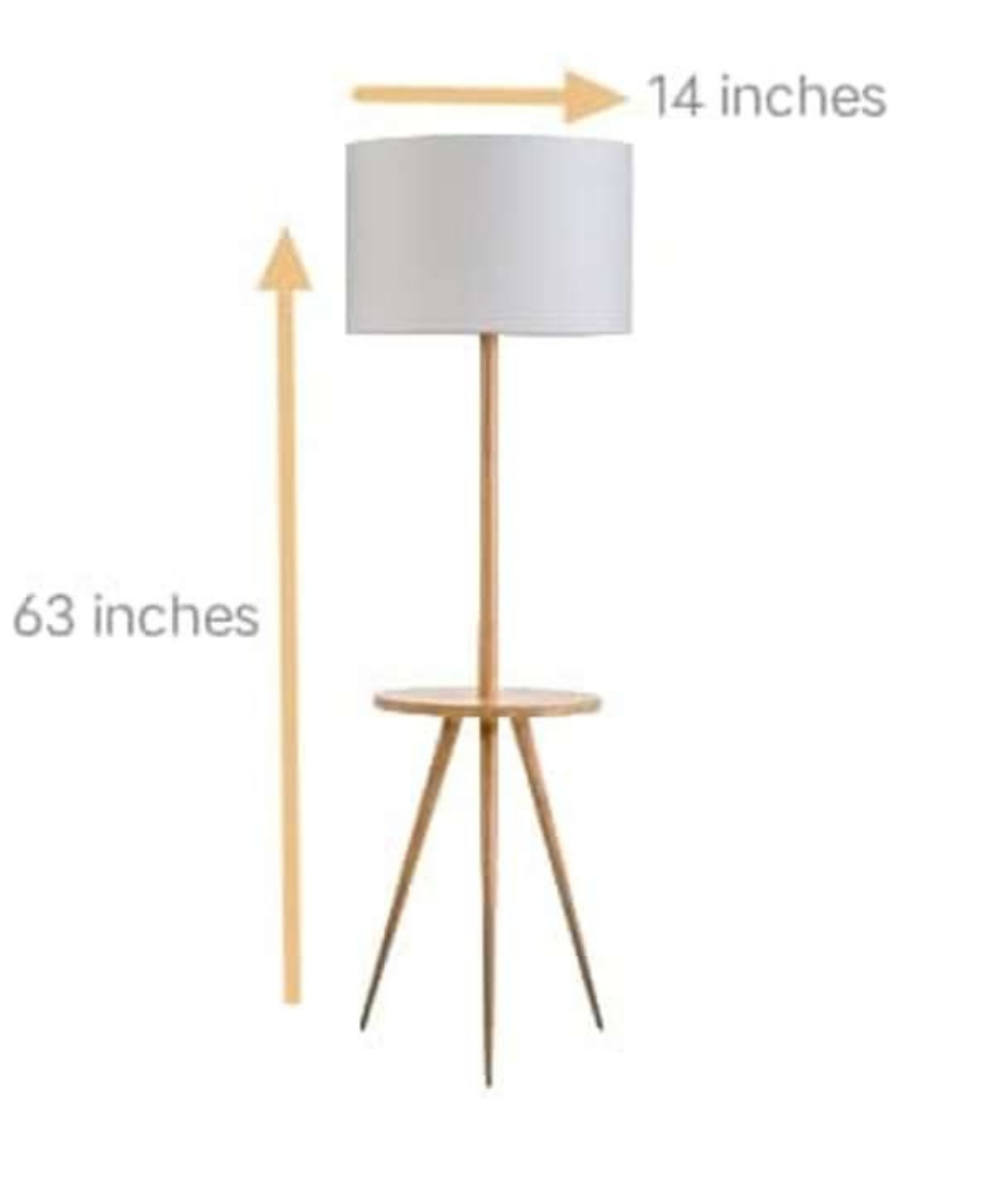 Modern Wooden Tripod Standing Lamp - Lamp & Glow