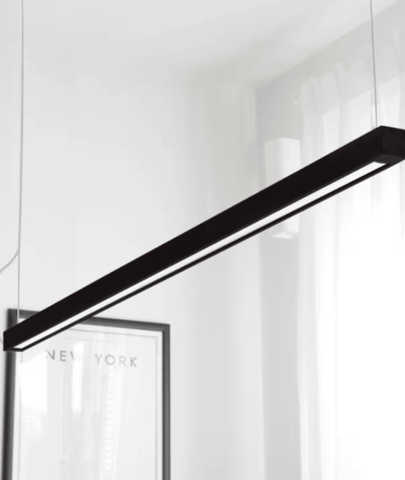 Minimalist Ash Wood Linear LED Pendant - Lamp & Glow