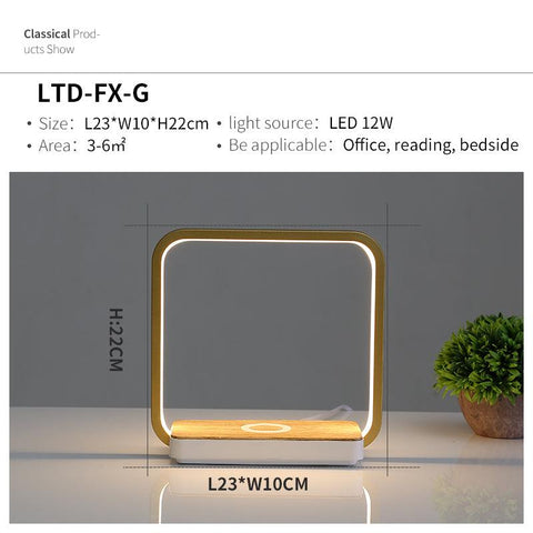 Mobile phone wireless charging induction lamp - Lamp & Glow