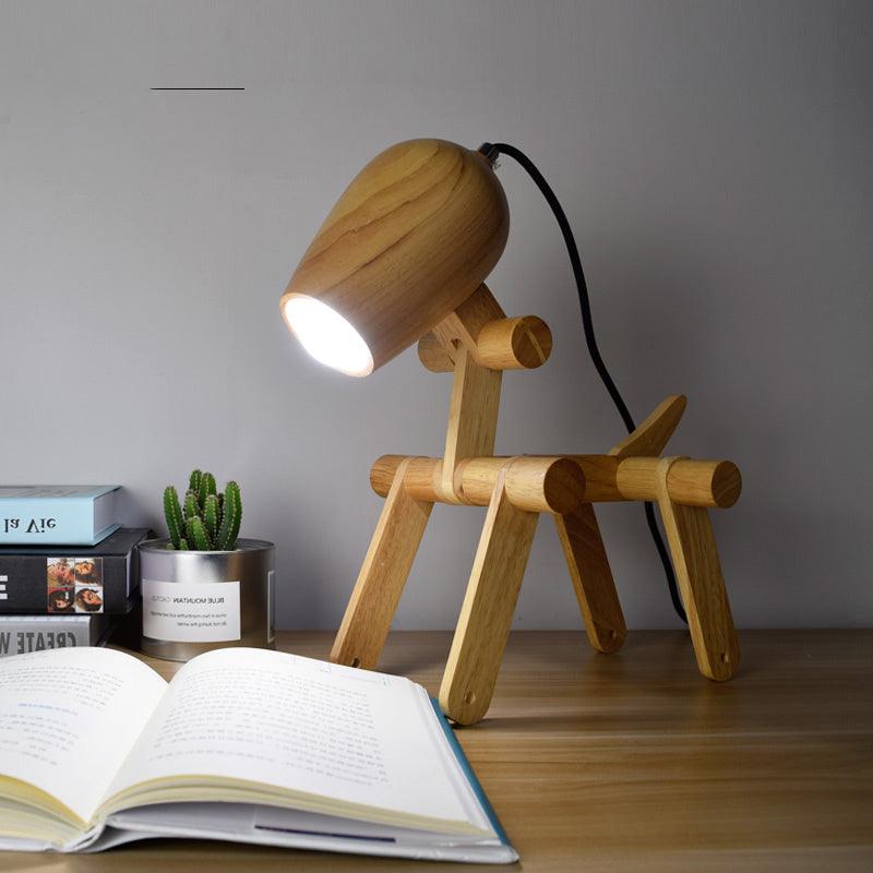 Personalized solid wood table lamp - Lamp & Glow