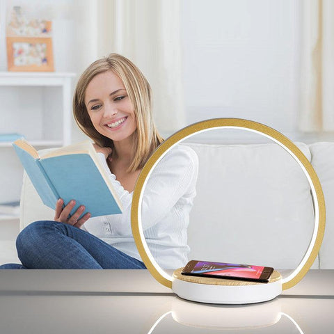 Mobile phone wireless charging induction lamp - Lamp & Glow