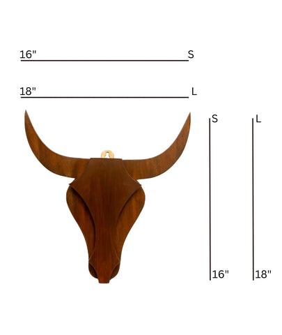 Bull Wall Hanging Lamp - Lamp & Glow